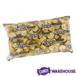 Reese's Peanut Butter Cups Miniatures - Gold: 200-Piece Bag -Best Candy Store reese s peanut butter cups miniatures gold 200 piece bag candy warehouse 7