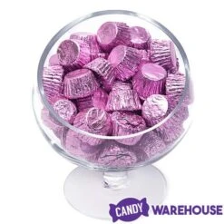 Reese's Peanut Butter Cups Miniatures - Pink: 200-Piece Bag -Best Candy Store reese s peanut butter cups miniatures pink 200 piece bag candy warehouse 4