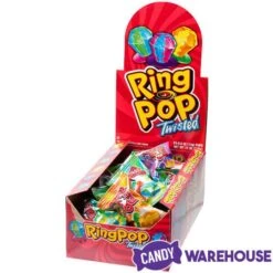 Ring Pops - Twisted: 24-Piece Box -Best Candy Store ring pops twisted 24 piece box candy warehouse 3 04880948 576a 440c a039 e572ac6aaea1