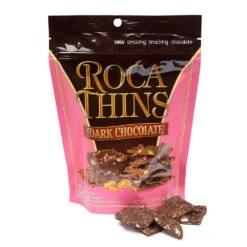 Roca Thins Buttercrunch Toffee Candy - Dark Chocolate: 5.3-Ounce Bag