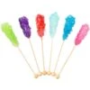 Rock Candy Swizzle Sticks - Assorted Colors - Unwrapped: 72-Piece Box