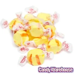 Salt Water Taffy - Banana: 2.5LB Bag -Best Candy Store salt water taffy banana 2 5lb bag candy warehouse 3