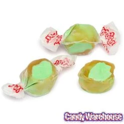 Salt Water Taffy - Caramel Apple: 2.5LB Bag -Best Candy Store salt water taffy caramel apple 2 5lb bag candy warehouse 3