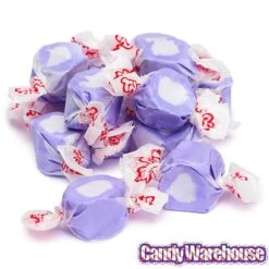 Salt Water Taffy - Huckleberry: 2.5LB Bag -Best Candy Store salt water taffy huckleberry 2 5lb bag candy warehouse 4