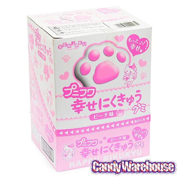 Senjaku Panda Paws Gummy Candy Packs - Peach: 6-Piece Box 5 Senjaku Panda Paws Gummy Candy Packs - Peach: 6-Piece Box - Image 5