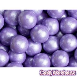 Shimmer Pearl Lavender Purple 1-Inch Gumballs: 2LB Bag -Best Candy Store shimmer pearl lavender purple 1 inch gumballs 2lb bag candy warehouse 3