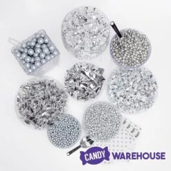 Silver Premium Candy Buffet Kit: 25 To 50 Guests -Best Candy Store silver premium candy buffet kit 25 to 50 guests candy warehouse 5