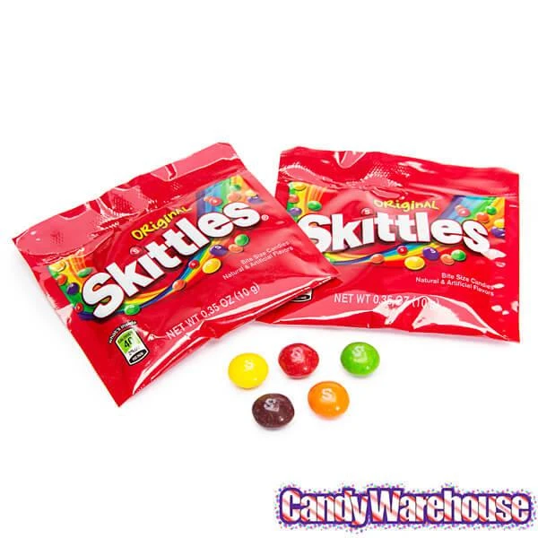 Skittles Candy Fun Size Packs: 100-Piece Box 4 Skittles Candy Fun Size Packs: 100-Piece Box - Image 4