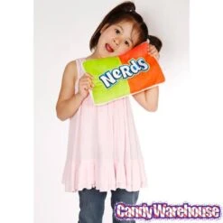 Small Plush Candy Pillow - Nerds -Best Candy Store small plush candy pillow nerds candy warehouse 3