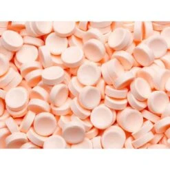 Smarties Tangy Sugar Buttons Candy - Pastel Orange: 5LB Bag