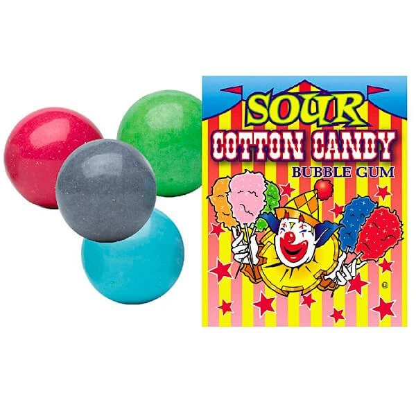 Sour Cotton Candy 1-Inch Gumballs: 850-Piece Case 3 Sour Cotton Candy 1-Inch Gumballs: 850-Piece Case - Image 3