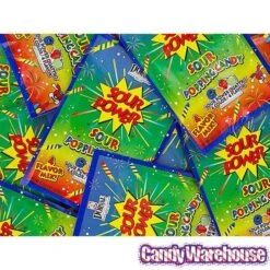 Sour Power Popping Candy Packs - Quattro: 18-Piece Box -Best Candy Store sour power popping candy packs quattro 18 piece box candy warehouse 3