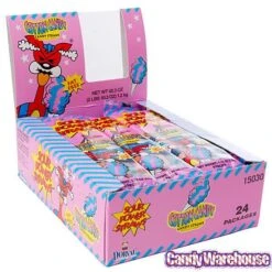Sour Power Straws Cotton Candy Packs: 24-Piece Box 5 Sour Power Straws Cotton Candy Packs: 24-Piece Box -Best Candy Store sour power straws cotton candy packs 24 piece box candy warehouse 3