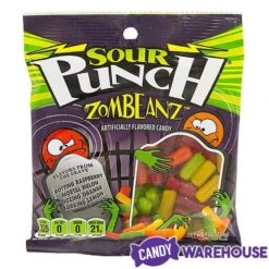 Sour Punch Zombeanz Gummy Candy: 2LB Box -Best Candy Store sour punch zombeanz gummy candy 2lb box candy warehouse 3