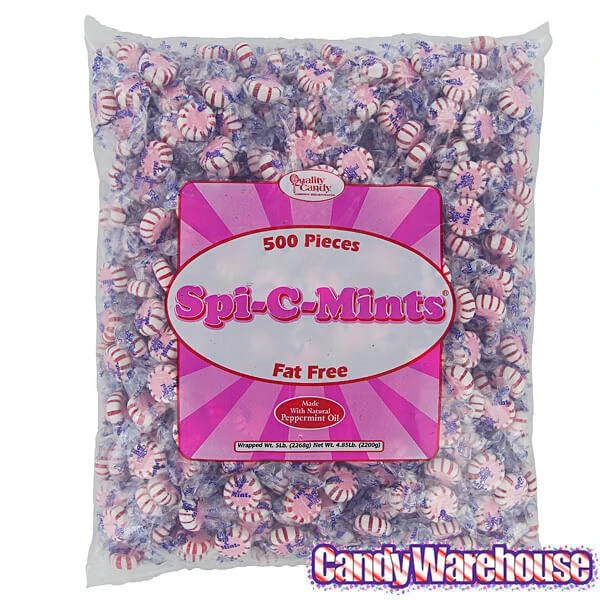 Spi-C-Mints Starlight Mints Candy: 5LB Bag 2 Spi-C-Mints Starlight Mints Candy: 5LB Bag - Image 2