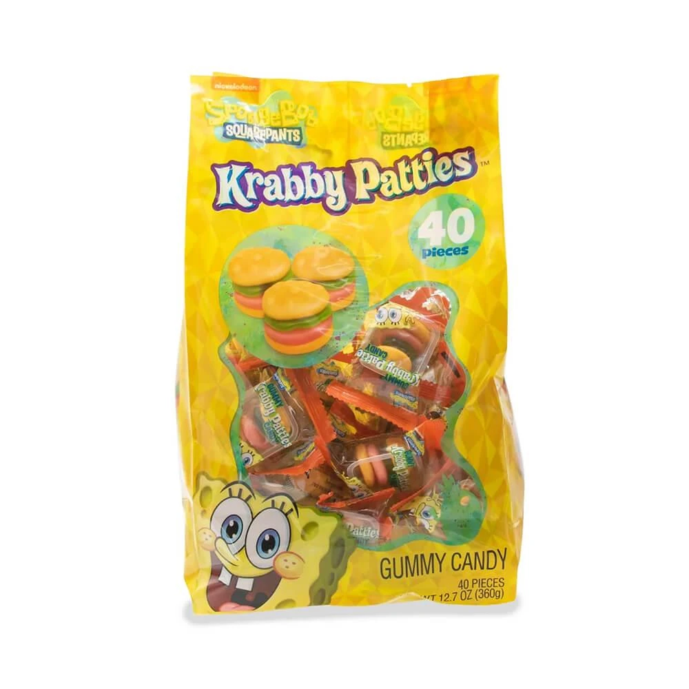 SpongeBob Gummy Krabby Patties Candy Packs - Original: 40-Piece Bag 5 SpongeBob Gummy Krabby Patties Candy Packs - Original: 40-Piece Bag - Image 5