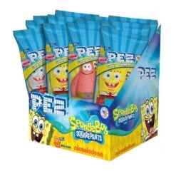 SpongeBob SquarePants PEZ Candy Packs: 12-Piece Display -Best Candy Store spongebob squarepants pez candy packs 12 piece display candy warehouse 3