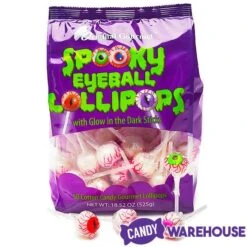 Spooky Eyeball Lollipops: 50-Piece Bag -Best Candy Store spooky eyeball lollipops 50 piece bag candy warehouse 4