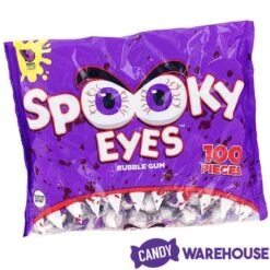 Spooky Eyes Bubble Gum Eyeballs - Wrapped: 100-Piece Bag 7 Spooky Eyes Bubble Gum Eyeballs - Wrapped: 100-Piece Bag -Best Candy Store spooky eyes bubble gum eyeballs wrapped 100 piece bag candy warehouse 4