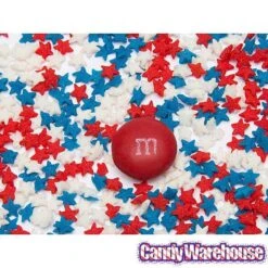 Sprinkle King Mini USA Stars Candy Sequins: 5LB Carton 6 Sprinkle King Mini USA Stars Candy Sequins: 5LB Carton -Best Candy Store sprinkle king mini usa stars candy sequins 5lb carton candy warehouse 3
