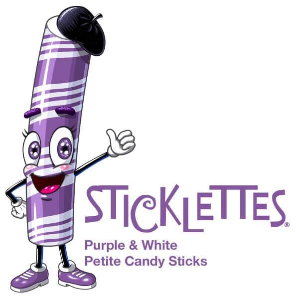 Sticklettes Petite Candy Sticks - Grape: 150-Piece Tub 2 Sticklettes Petite Candy Sticks - Grape: 150-Piece Tub - Image 2