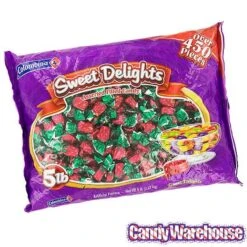 Strawberry Bon Bons Candy: 5LB Bag -Best Candy Store strawberry bon bons candy 5lb bag candy warehouse 3