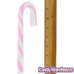 Strawberry Giant Candy Canes: 12-Piece Box -Best Candy Store strawberry giant candy canes 12 piece box candy warehouse 3