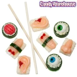Sushi Body Parts Gummy Candy: 8-Piece Pack 4 Sushi Body Parts Gummy Candy: 8-Piece Pack -Best Candy Store sushi body parts gummy candy 8 piece pack candy warehouse 2