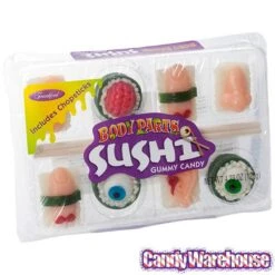 Sushi Body Parts Gummy Candy: 8-Piece Pack 5 Sushi Body Parts Gummy Candy: 8-Piece Pack -Best Candy Store sushi body parts gummy candy 8 piece pack candy warehouse 3