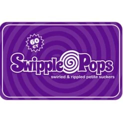 Swipple Pops Petite Swirl Ripple Lollipops - Purple Grape: 60-Piece Tub -Best Candy Store swipple pops petite swirl ripple lollipops purple grape 60 piece tub candy warehouse 3