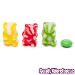 Swirl Gummy Bears: 3KG Bag -Best Candy Store swirl gummy bears 3kg bag candy warehouse 3