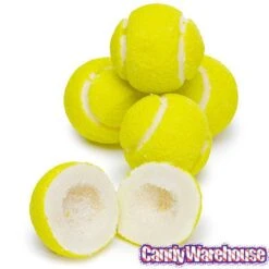 Tennis Balls Sour Bubblegum - Wrapped: 60-Piece Bag -Best Candy Store tennis balls sour bubblegum wrapped 60 piece bag candy warehouse 3