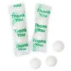 Thank You Chocolate Mints Packets - White: 1000-Piece Case
