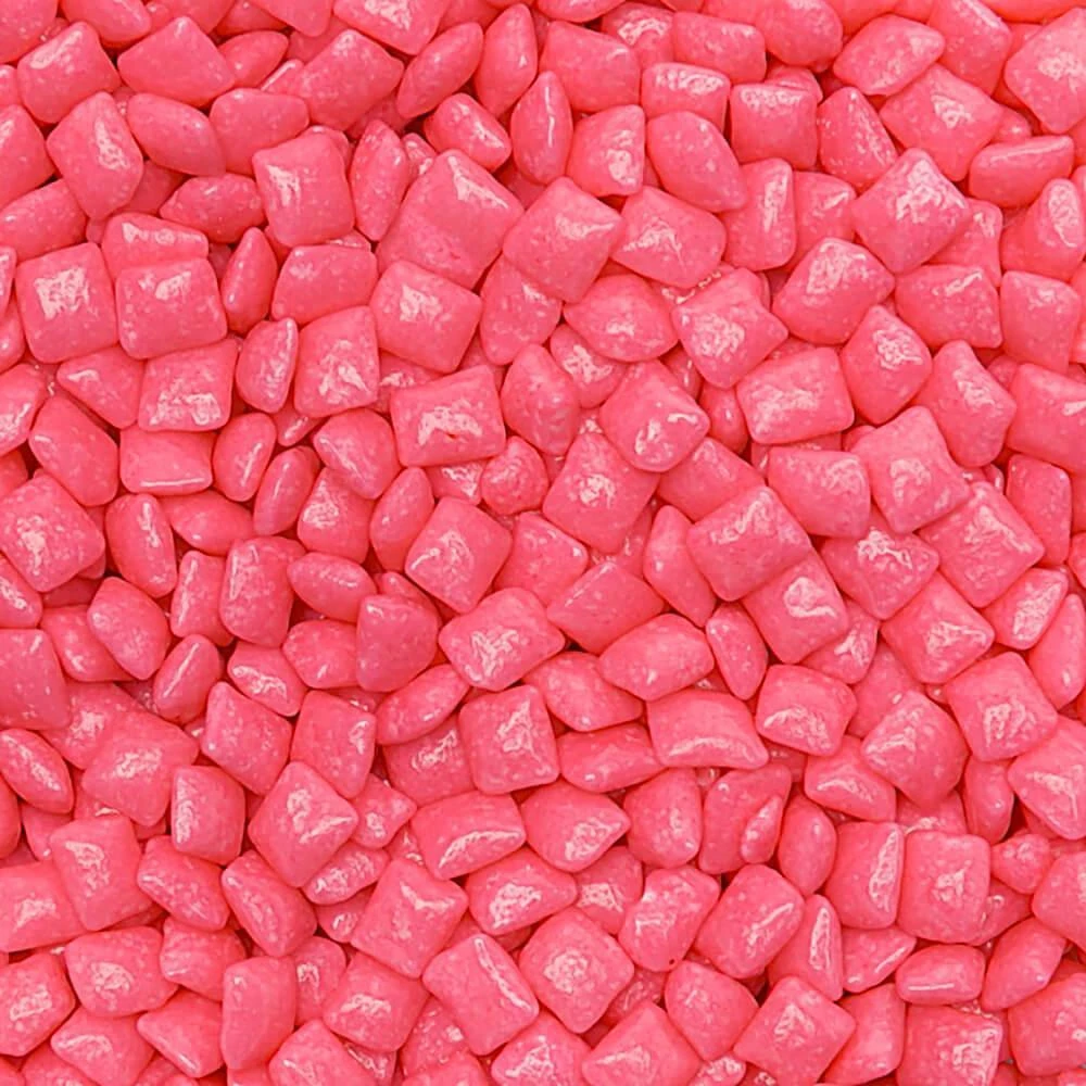 Tiny Chicle Squares Chewing Gum - Pink: 1.5LB Jar 1 Tiny Chicle Squares Chewing Gum - Pink: 1.5LB Jar