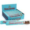 Toblerone Crunchy Salty Almond Chocolate Bars: 20-Piece Box