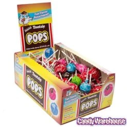 Tootsie Pops - Fun Flavors Assortment: 100-Piece Box 8 Tootsie Pops - Fun Flavors Assortment: 100-Piece Box -Best Candy Store tootsie pops fun flavors assortment 100 piece box candy warehouse 4