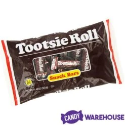 Tootsie Roll Snack Size Candy Bars: 20-Piece Bag -Best Candy Store tootsie roll snack size candy bars 20 piece bag candy warehouse 3