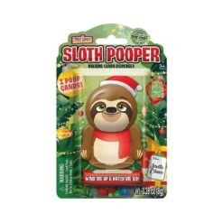 Treat Street Holiday Sloth Pooper Wind-Up Candy: 8-Piece Set