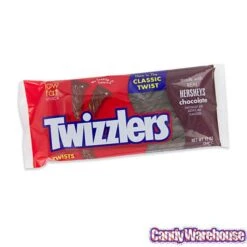 Twizzlers Chocolate Licorice Twists: 12-Ounce Bag 6 Twizzlers Chocolate Licorice Twists: 12-Ounce Bag -Best Candy Store twizzlers chocolate licorice twists 12 ounce bag candy warehouse 3