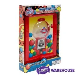 Wall Mounted Gumball Machine Dispenser Frame With Gumballs -Best Candy Store wall mounted gumball machine dispenser frame with gumballs candy warehouse 5