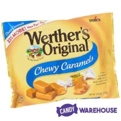 Werther's Original Chewy Caramels Candy: 50-Piece Bag -Best Candy Store werther s original chewy caramels candy 50 piece bag candy warehouse 3 85a7f162 fbf4 4bb0 badb 01bfcd159d04