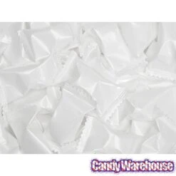 White Wrapped Butter Mint Creams: 300-Piece Case -Best Candy Store white wrapped butter mint creams 300 piece case candy warehouse 3