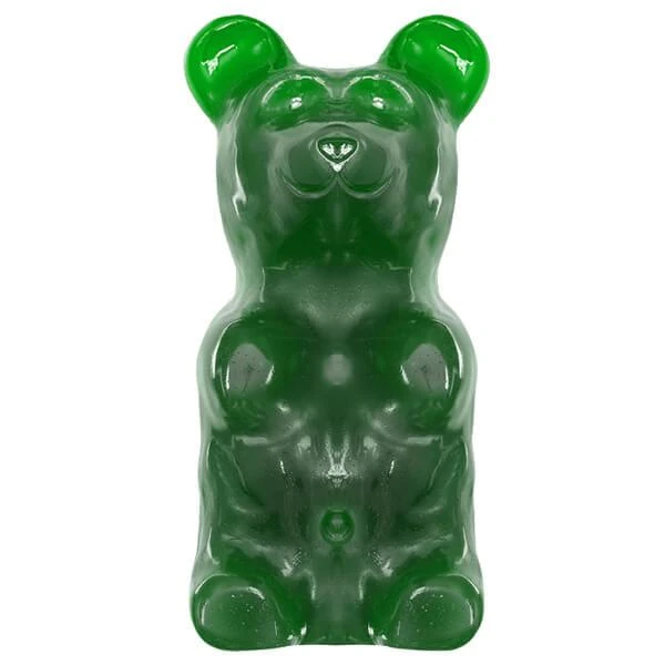World's Largest Gummy Bear Candy Gift Box - Green Apple 1 World's Largest Gummy Bear Candy Gift Box - Green Apple