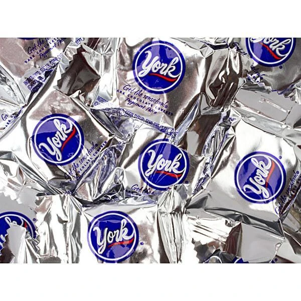 York Peppermint Patties Snack Size Packs: 25LB Case 1 York Peppermint Patties Snack Size Packs: 25LB Case