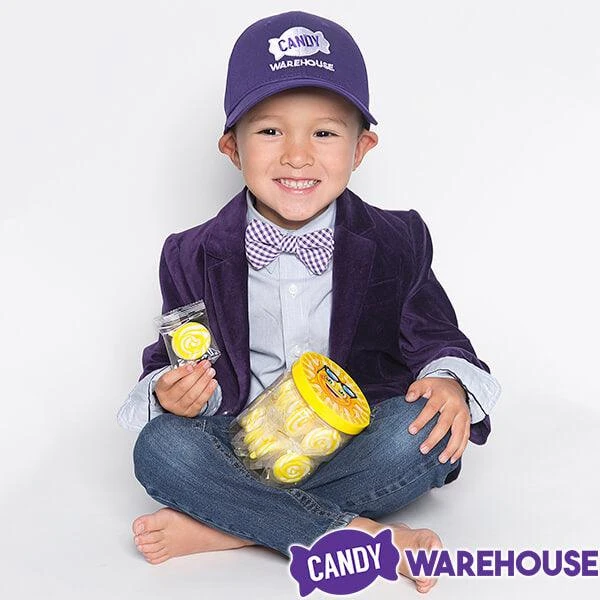 YumJunkie Sweet Suns Yellow Swirl Hard Candy Circles: 30-Piece Jar 7 YumJunkie Sweet Suns Yellow Swirl Hard Candy Circles: 30-Piece Jar - Image 7