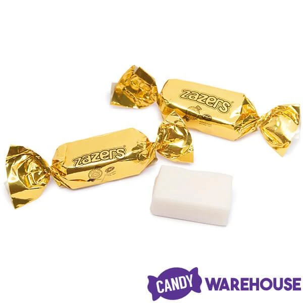 Zazers Gold Foiled Peach Chewy Candy: 1LB Bag 2 Zazers Gold Foiled Peach Chewy Candy: 1LB Bag - Image 2